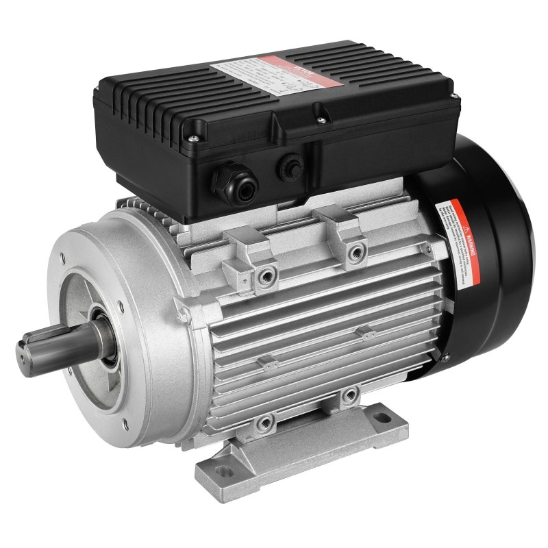 Sähkömoottori 1,5kW 1400r/min 220–240V yksivaiheinen 24mm uritettu akseli B34-asennus