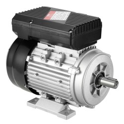 Sähkömoottori 0 55kW 1400r min 220 240V yksivaiheinen runkokoko 80 B3 19mm akseli