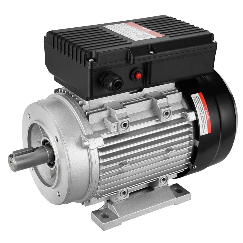Yksivaiheinen 1,1 kW sähkömoottori 1400 r/min 220–240 V 24 mm akseli