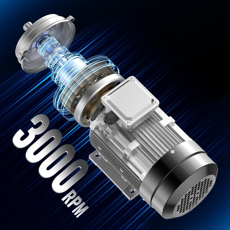 Sähkömoottori 1,5 kilowattia 3-vaiheinen 3000 kierrosta minuutissa 24 millimetrin akseli