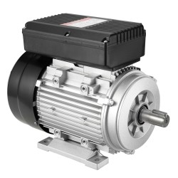 Teräskuorinen yksivaiheinen 1 1 kW vaihtovirtamoottori 220 240 V 2800 kierrosta 24 mm kiila akseli