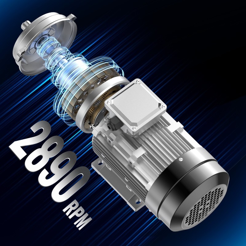 Sähkömoottori 2,2 kW 3-vaiheinen 400 V 2890 kierrosta minuutissa 24 mm akseli