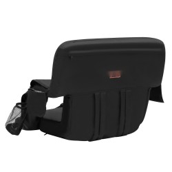 Taitettava lämmitettävä katsomoistuin selkänojalla kolmiportainen lämmitys pehmustettu 600D vedenpitävä kangas olkahihnalla