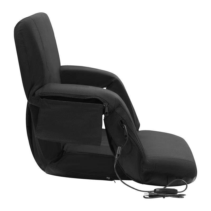 Taitettava lämmitettävä katsomoistuin selkänojalla kolmiportainen lämmitys pehmustettu 600D vedenpitävä kangas olkahihnalla