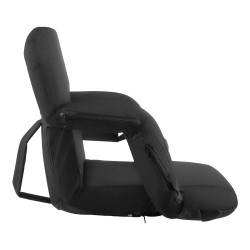 Lämmitettävä taitettava stadionistuin 635 mm leveä kolmella lämmitystasolla selkänojalla