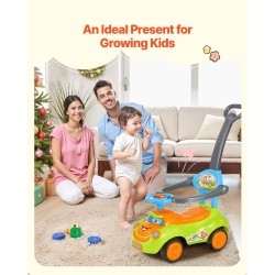 Työntö ja potkuauto polypropeenia 19–36 kuukautta 25 kg kantavuus aurinkosuoja