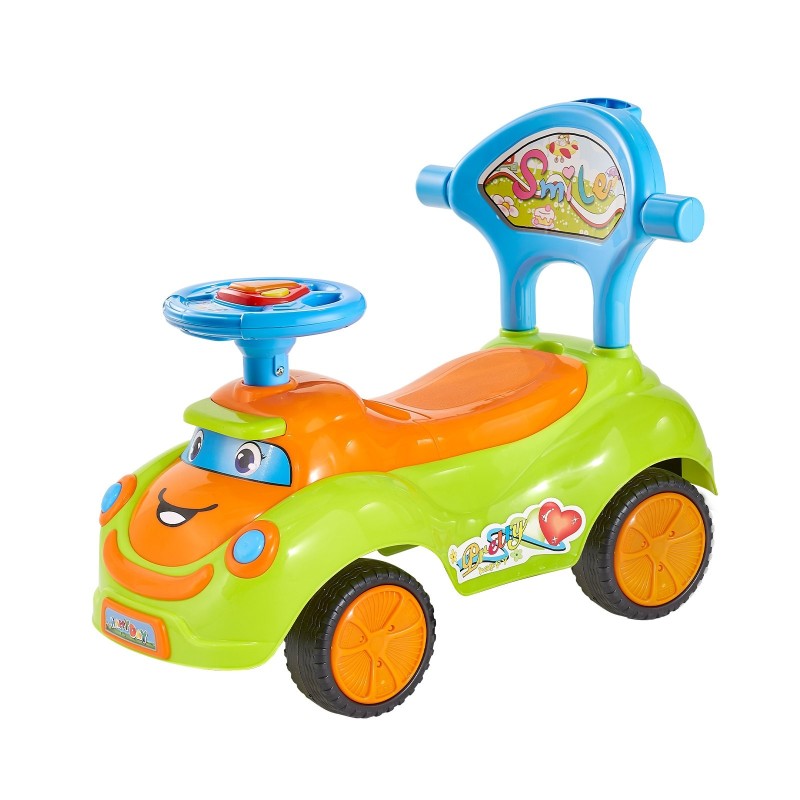 Työntö ja potkuauto polypropeenia 19–36 kuukautta 25 kg kantavuus aurinkosuoja