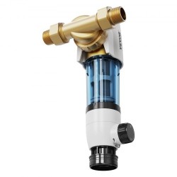 Sedimenttisuodatin 40 m takahuuhdeltava koko talon kaivovedelle 316L ruostumaton teräs