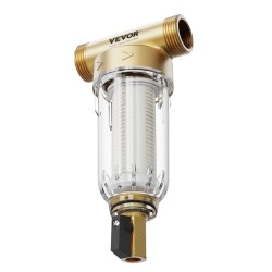 Koko talon esisuodatin porakaivovedelle 316L ruostumaton 40 30 m 3 4 ja 1 tuuman liitännät