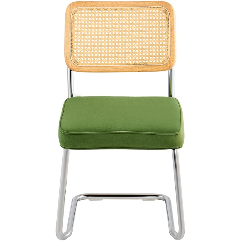 Ruokatuoli polyeteenirottinki selkänojalla samettipehmuste kantavalla metallirungolla 4 kpl