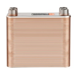 Juotettu levylämmönvaihdin 100 levyä 127x305 mm 304 ja 316 ruostumatonta terästä kuparijuotos