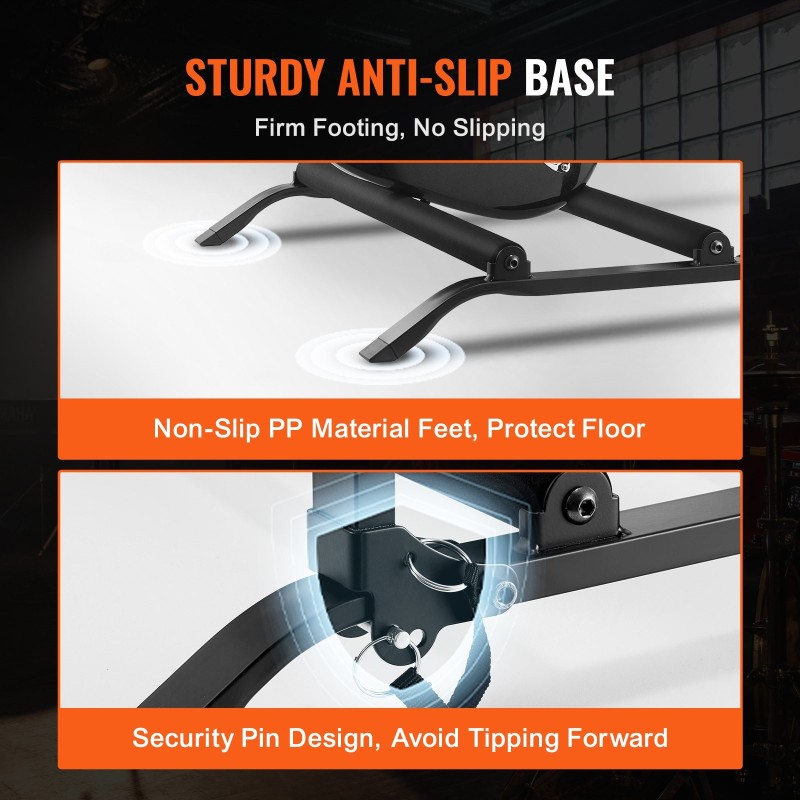 Lattialla seisova 5-paikkainen kitarateline rautaputkilla vaahtomuovipehmusteella kumipäällysteisellä jalustalla taitettava