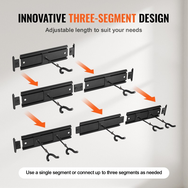 Seinäkiinnitteinen kitarateline viidelle kitaralle alumiinipaneelit vaahtomuovipehmuste akustisille sähkökitaroille ja bassolle