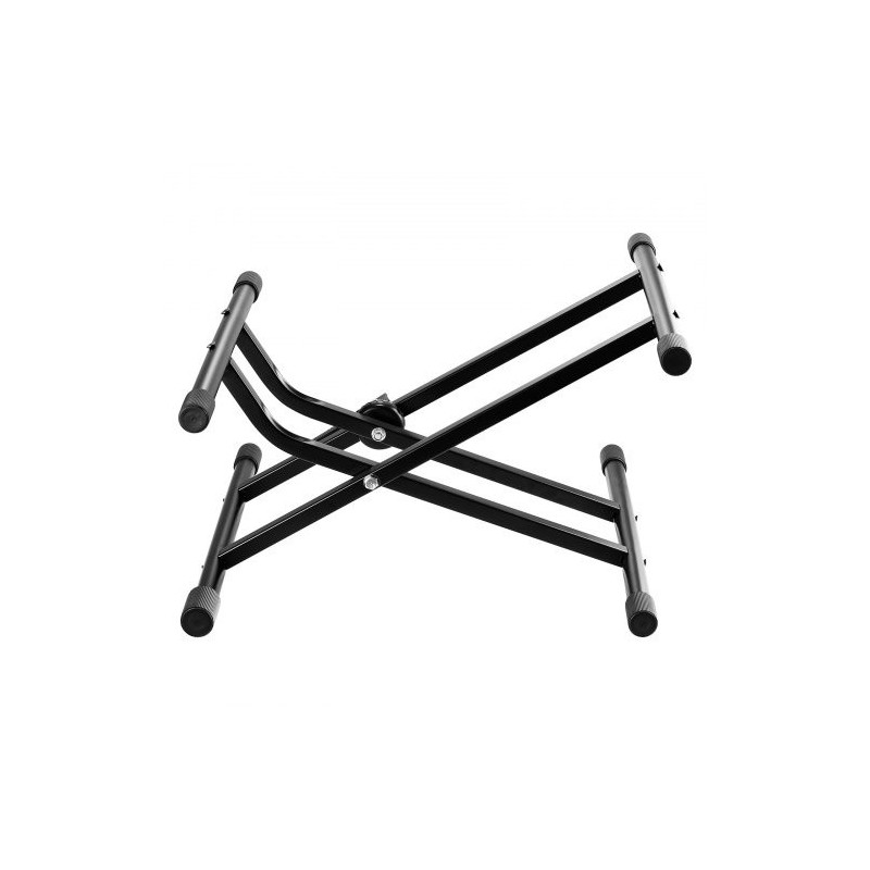 Kitaravahvistinteline teräsrakenteinen 79,83 kg kantokyky säädettävä 125–505 mm taittuva kumijalat