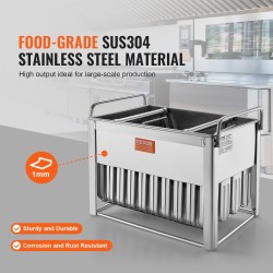 Mehujäämuotit ammattikäyttöön 40 kpl pyöreäkärkiset ruostumattomasta teräksestä kaksoisaukolla 50 tikkua