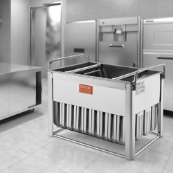 Mehujäämuotit ammattikäyttöön 40 kpl pyöreäkärkiset ruostumattomasta teräksestä kaksoisaukolla 50 tikkua