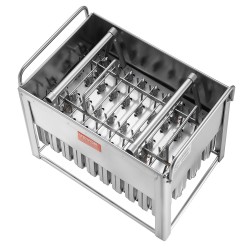 Mehujäämuotit ammattikäyttöön 40 kpl pyöreäkärkiset ruostumattomasta teräksestä kaksoisaukolla 50 tikkua