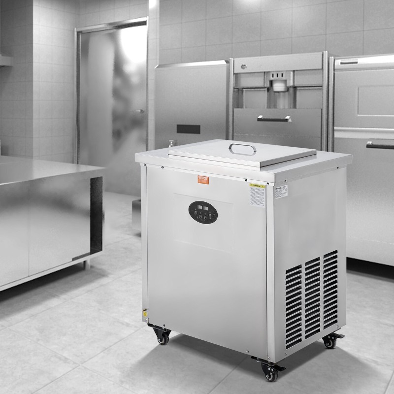 Kaupallinen mehujäätelökone ruostumattomasta teräksestä valmistettu 52 kpl erässä 2 muottisarjaa