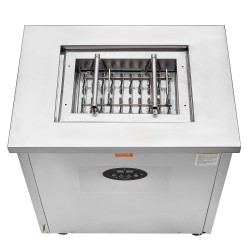 Ammattimehujääkone yksi muottisetti neljäkymmentä kappaletta ruostumatonta terästä pyörillä