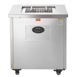 Ammattimehujääkone yksi muottisetti neljäkymmentä kappaletta ruostumatonta terästä pyörillä