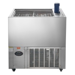 Mehujääkone ammattikäyttöön 4 muottisarjaa 120 kpl ruostumatonta terästä