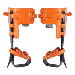 Puukiipeilykengät yksi pari seosteräsrunkoiset säädettävät remmit istumavaljaat turvaköysi