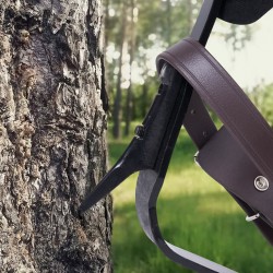 Puukiipeilypiikit seosteräksestä 1 pari säädettävät remmit 350 paunan kantavuus