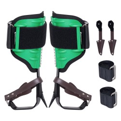 Puukiipeilypiikit seosteräksestä 1 pari säädettävät remmit 350 paunan kantavuus