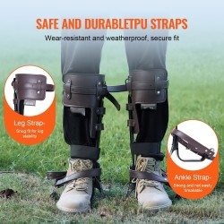 Puun kiipeilyraudat seosteräksestä säädettävä 335–432 mm korkeus 350 paunan maksimikuorma pari