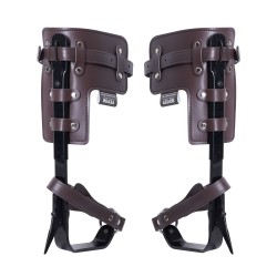 Puun kiipeilyraudat seosteräksestä säädettävä 335–432 mm korkeus 350 paunan maksimikuorma pari