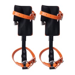 Puun kiipeilyraudat seosterästä 1 pari säädettävät hihnat piikkisuojilla 350 paunan kantavuus