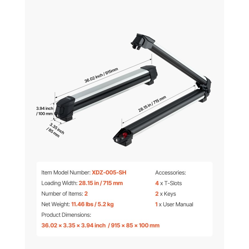 Suksi- ja lumilautateline alumiiniseoksesta 2 kpl 6 paria tai 4 lautaa