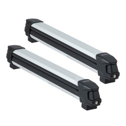 Suksi- ja lumilautateline alumiiniseoksesta 2 kpl 6 paria tai 4 lautaa