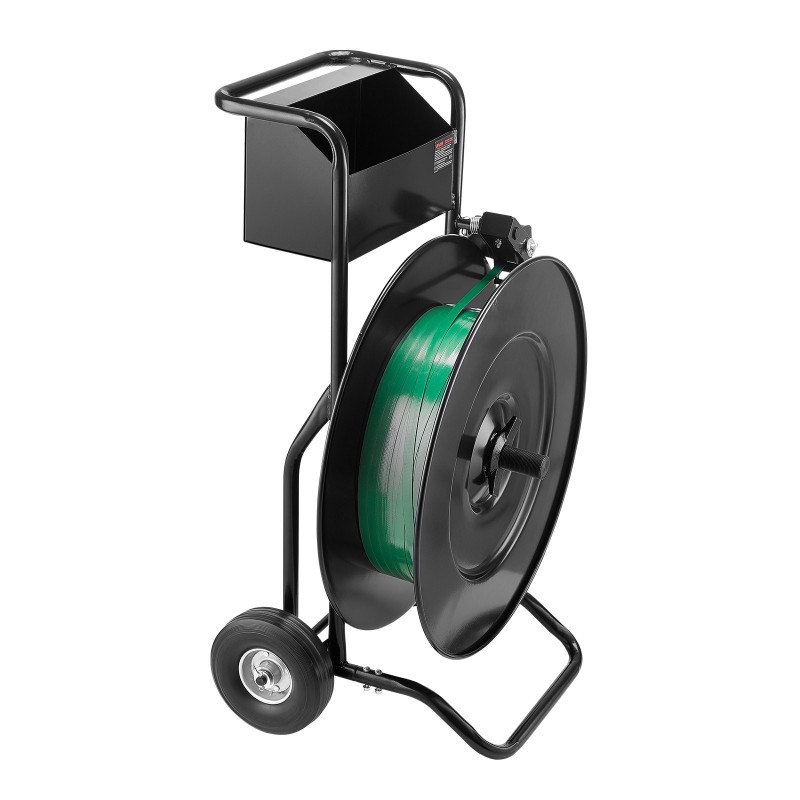 Sidontakärry PET PP teräsnauhoille Q235 hiiliteräsrunko 203 ja 406 mm rumpujarru työkalulaatikko