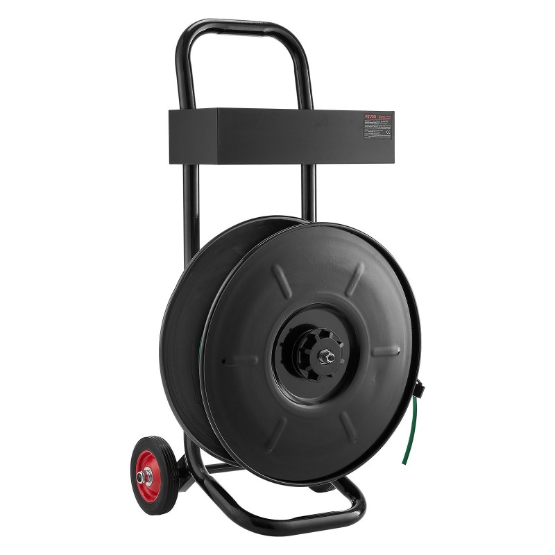 Hihnavetovaunu Q235-hiiliteräs 203 mm rullan sisähalkaisijalle PET PP polyesterinauhalle automaattisella jarrulla