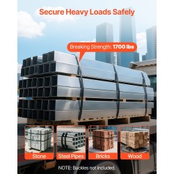 Teräsvannekela sinkitty 19 mm 0,55 mm 500 m 770 kg murtolujuus kuormansidontaan