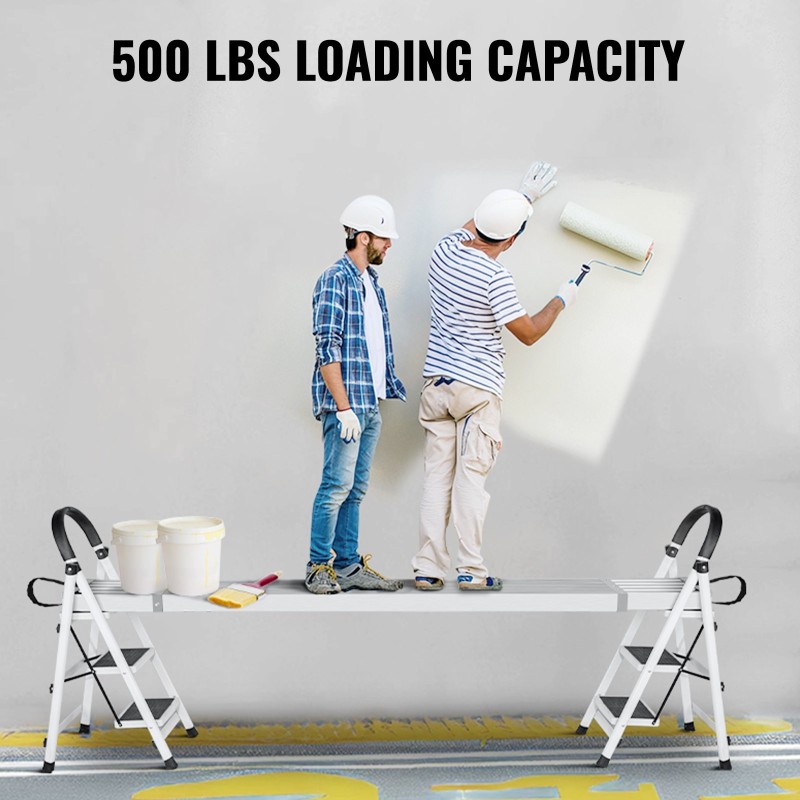 Alumiininen teleskooppityötaso 1840–2750 mm 227 kg kantavuus 317,5 mm leveä telineille