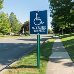 U-muotoinen kylttiteline galvanoitu teräs 183 cm 4 kpl vihreä ulkokäyttöön