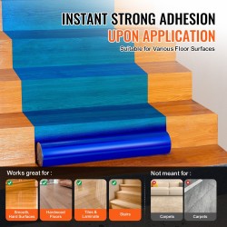 Lattiansuojakalvo polyeteeni 615 mm x 60,96 m itseliimautuva remonttiin sininen