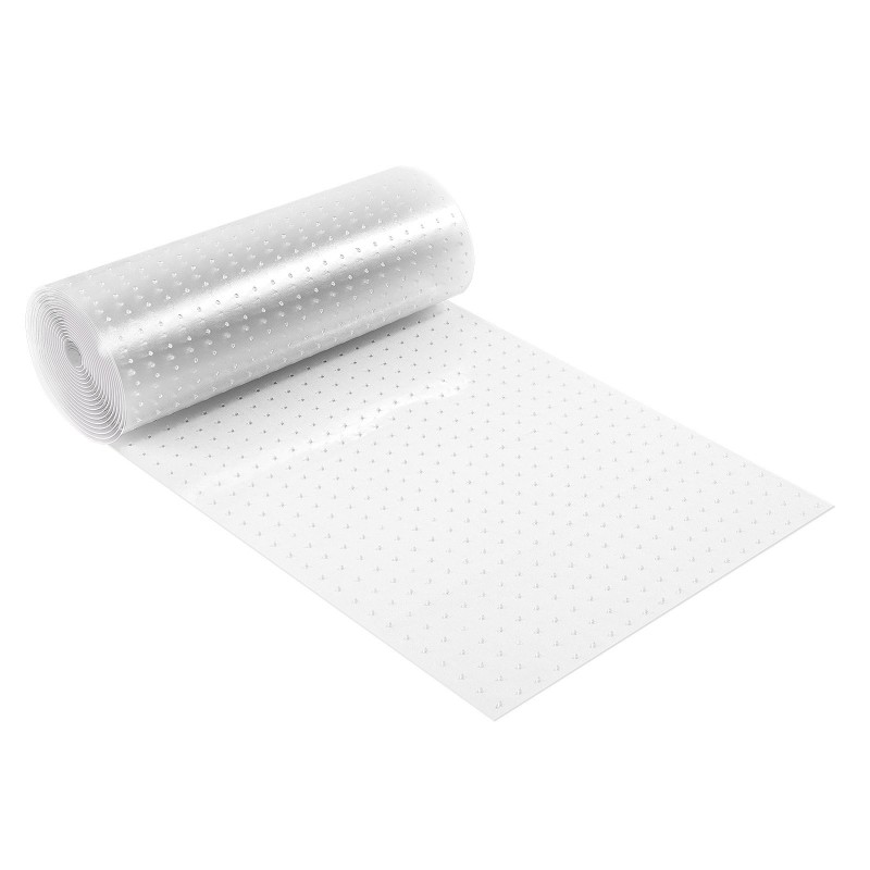 PVC-mattosuoja läpinäkyvä 610 mm ja 7,62 m liukumaton oviaukoille