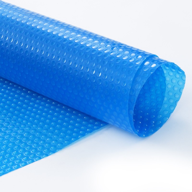 Pyöreä aurinkopeite halkaisija 3,05 m PE-muovi 15 mil kuplarakenne altaisiin