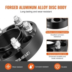 Vanteen levikkeet alumiiniseoksesta 38,1 mm 6-reikäiset 87,1 mm navalla 4 kpl