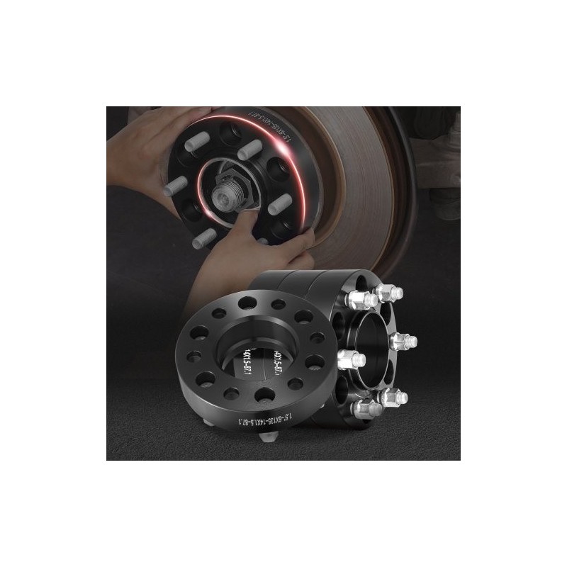 Vanteen levikkeet alumiiniseoksesta 38,1 mm 6-reikäiset 87,1 mm navalla 4 kpl