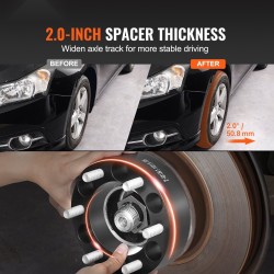 Vanteiden levikkeet alumiiniseoksesta 50,8 mm 6-pulttiset 108 mm keskireikä 4 kpl