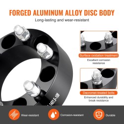 Vanteiden levikkeet alumiiniseoksesta 50,8 mm 6-pulttiset 108 mm keskireikä 4 kpl