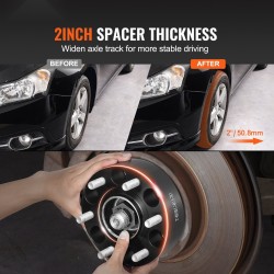 Vannenvälikkeet taottu alumiiniseos 50,8 mm keskireikä 78,1 mm 6 pulttia 4 kpl