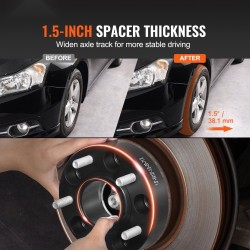 Pyöränlevikkeet takorakenteisesta alumiiniseoksesta keskittävä rakenne pultattavat maastoajoon