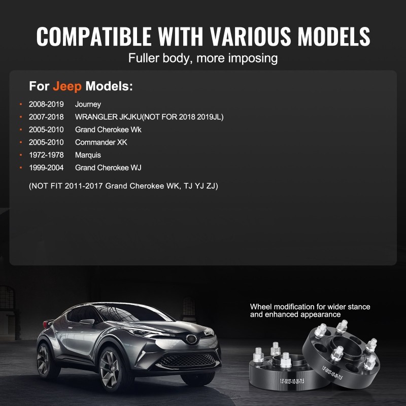 Pyöränlevikkeet takorakenteisesta alumiiniseoksesta keskittävä rakenne pultattavat maastoajoon