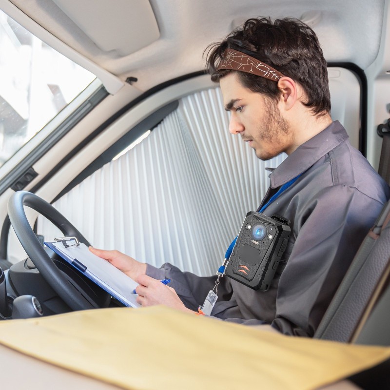 Vartalokamera 1440P infrapunayönäkö 150 asteen laajakulma 128GB 3500mAh akku