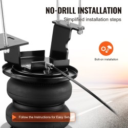 Ilmajousisarja taka-akselille NR-ilmapussit 2268 kg kantavuus sopii 2011–2019 2500 ja 3500HD-malleihin